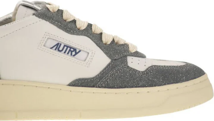 Autry Medalist Low - Sneakers With Two-Tone Glitter - Image 6
