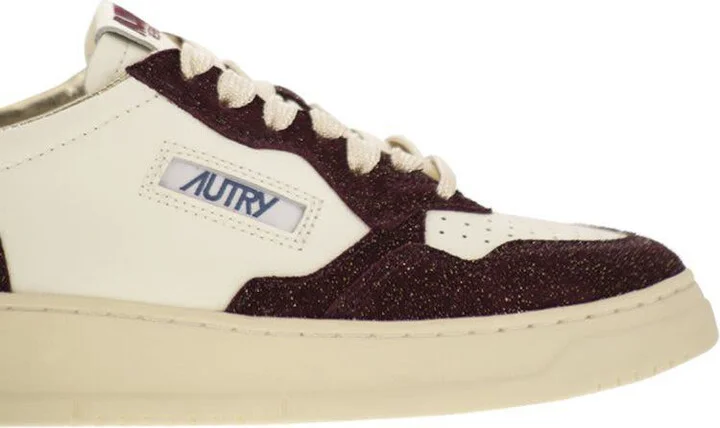 Autry Medalist Low - Sneakers With Two-Tone Glitter - Image 6