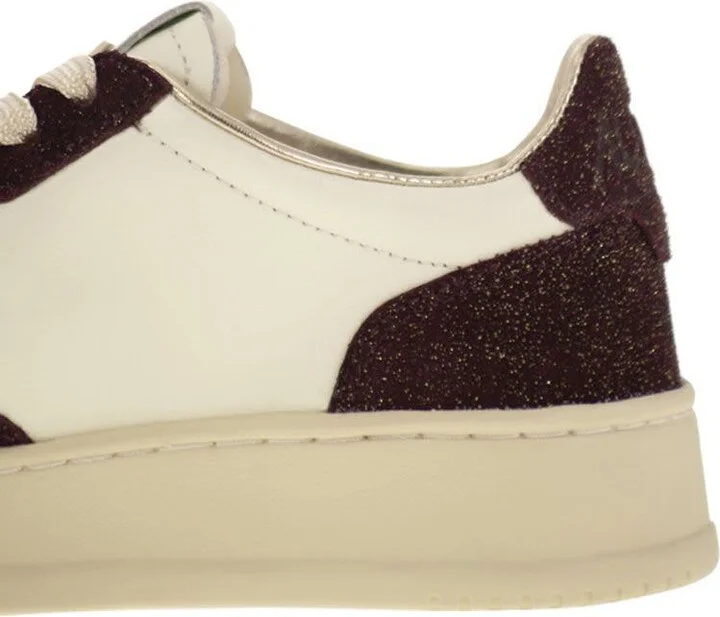 Autry Medalist Low - Sneakers With Two-Tone Glitter - Image 7