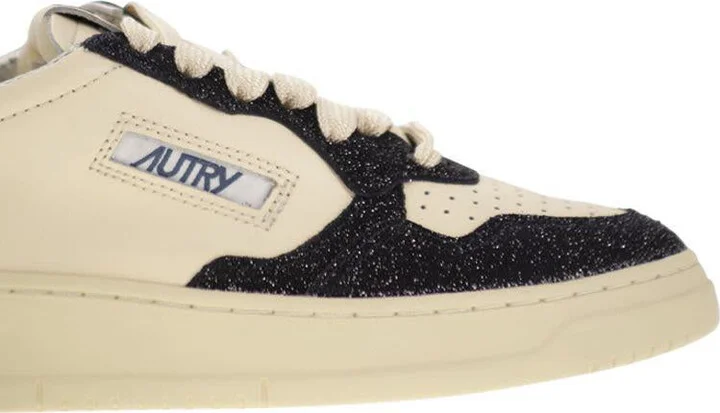 Autry Medalist Low - Sneakers With Two-Tone Glitter - Image 6