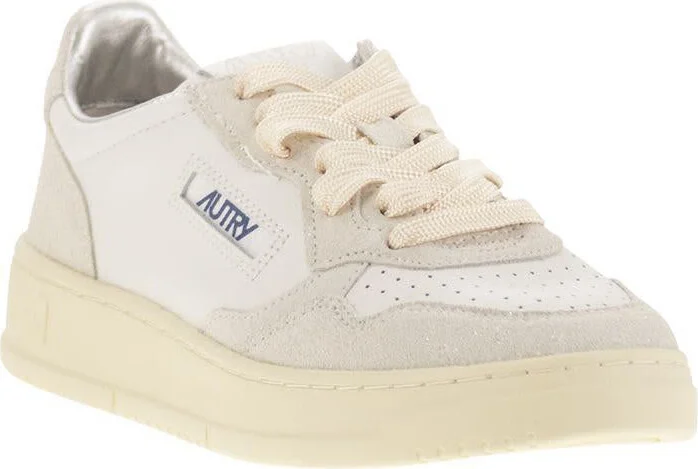 Autry Medalist Low - Sneakers With Two-Tone Glitter - Image 2