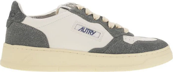 Autry Medalist Low - Sneakers With Two-Tone Glitter