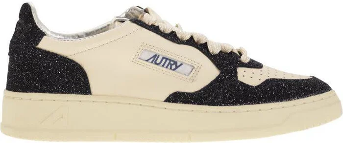 Autry Medalist Low - Sneakers With Two-Tone Glitter