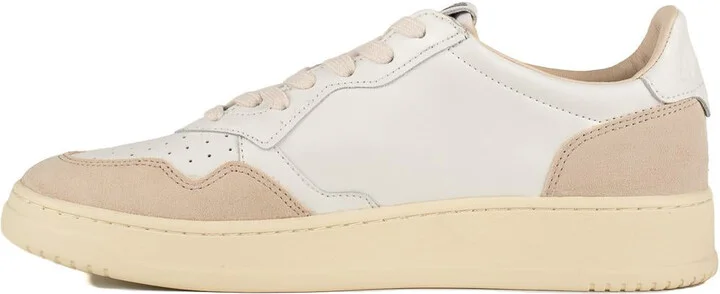 Autry Medalist Low Suede And White Leather Sneakers - Image 2