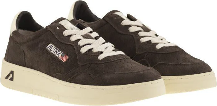 Autry Medalist Low - Suede Sneakers - Image 4