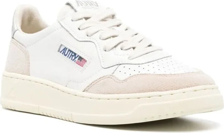 Autry "Medalist Low" Suede Sneakers Shoes - Image 3