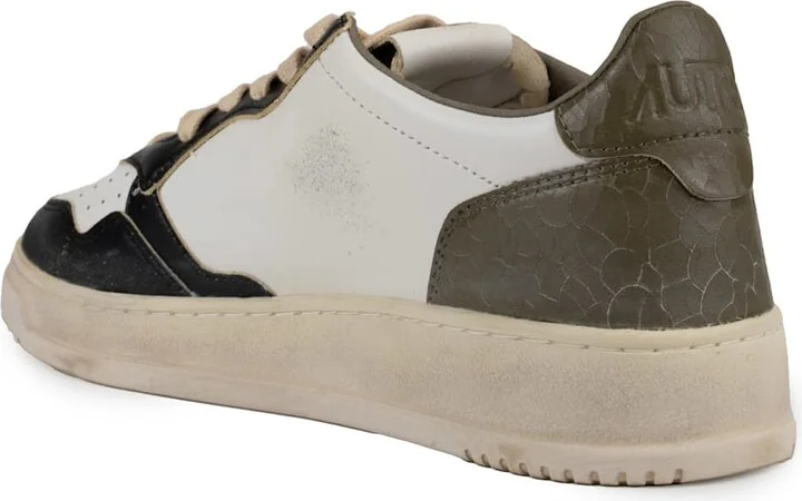 Autry Medalist Low Super Vintage Leather Sneakers - Image 2