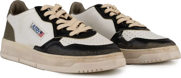 Autry Medalist Low Super Vintage Leather Sneakers - Image 4