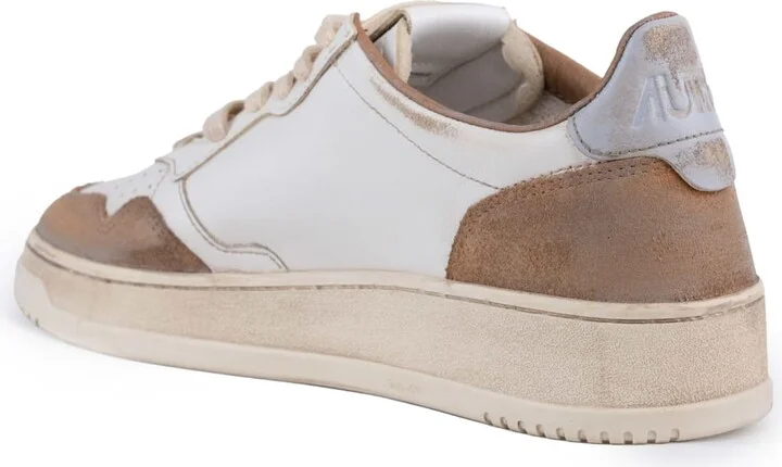 Autry Medalist Low Super Vintage Sneakers In Leather And Suede - Image 2