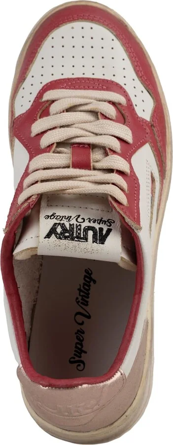 Autry Medalist Low Super Vintage Sneakers In Rose And Copper Leather - Image 3