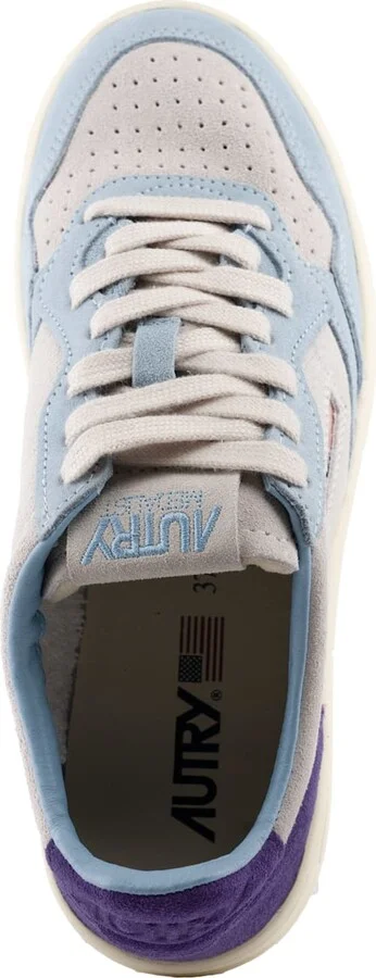 Autry Medalist Low Tricolor Suede Sneakers - Image 3
