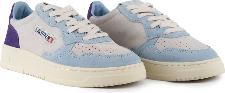Autry Medalist Low Tricolor Suede Sneakers - Image 4