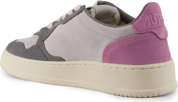 Autry Medalist Low Tricolor Suede Sneakers - Image 2