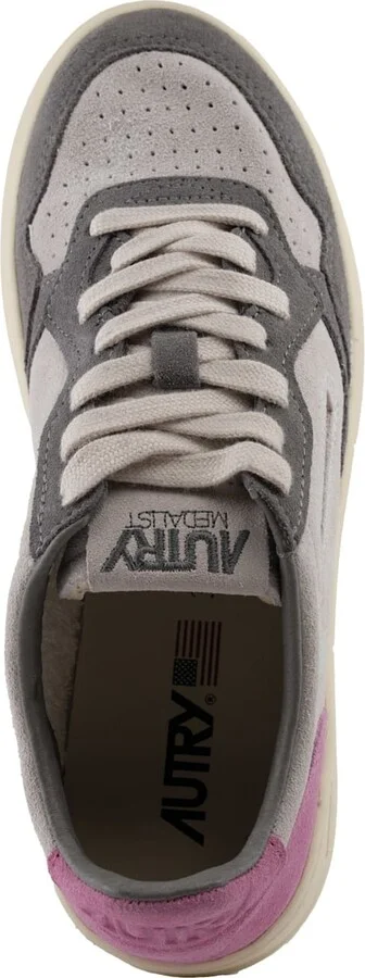 Autry Medalist Low Tricolor Suede Sneakers - Image 3