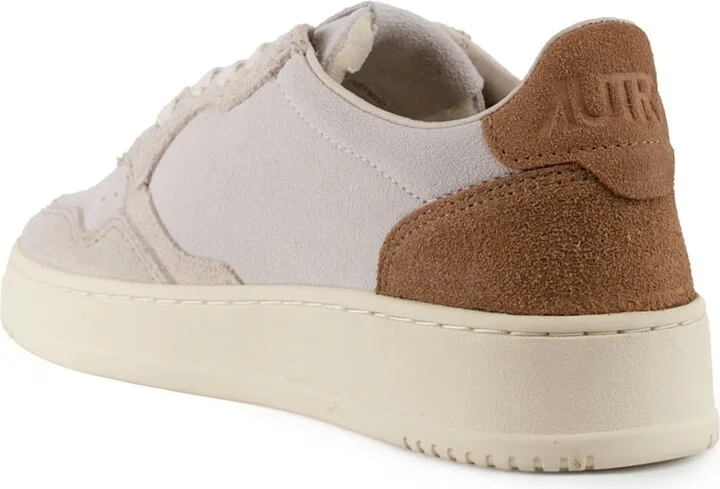 Autry Medalist Low Tricolor Suede Sneakers - Image 2