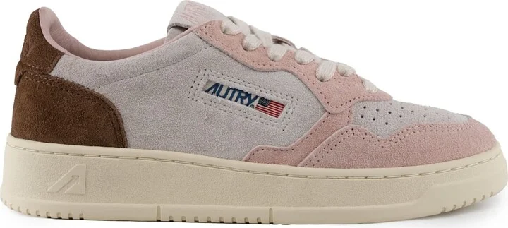 Autry Medalist Low Tricolor Suede Sneakers