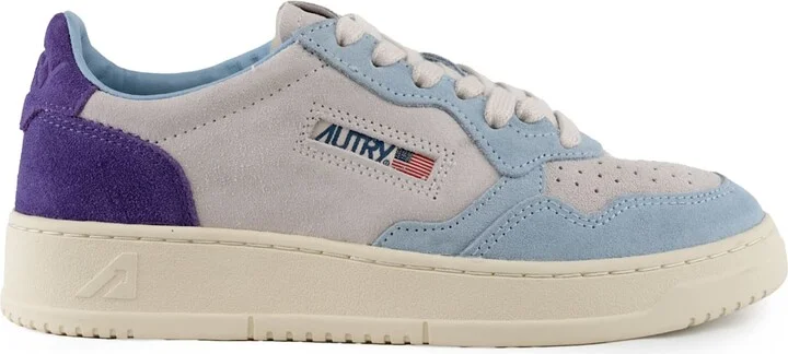 Autry Medalist Low Tricolor Suede Sneakers
