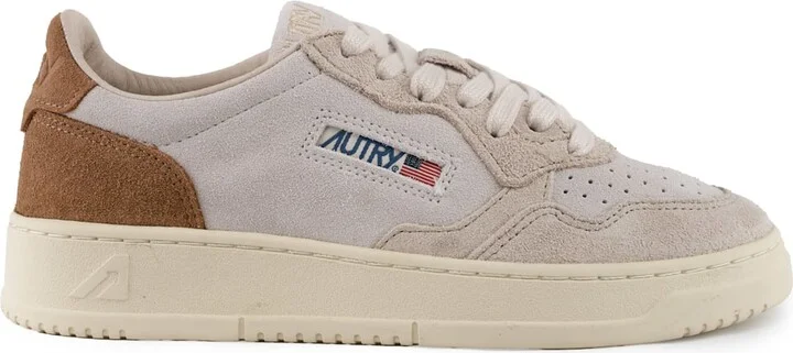 Autry Medalist Low Tricolor Suede Sneakers