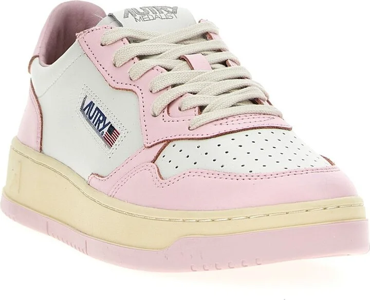 Autry Medalist Low - Two-Tone Leather Sneakers - Image 2