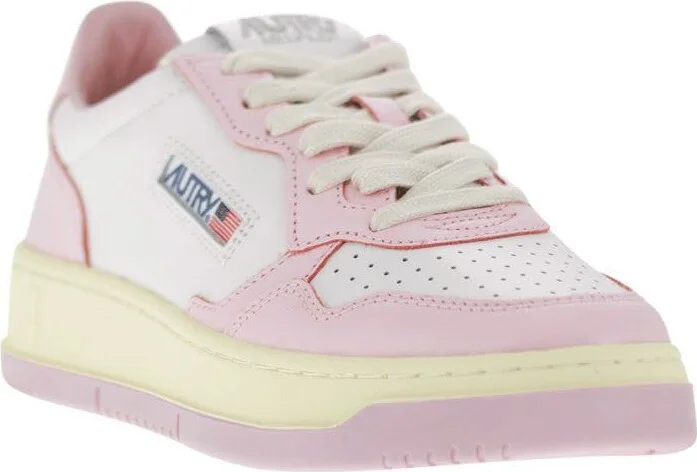 Autry Medalist Low - Two-Tone Leather Sneakers - Image 2