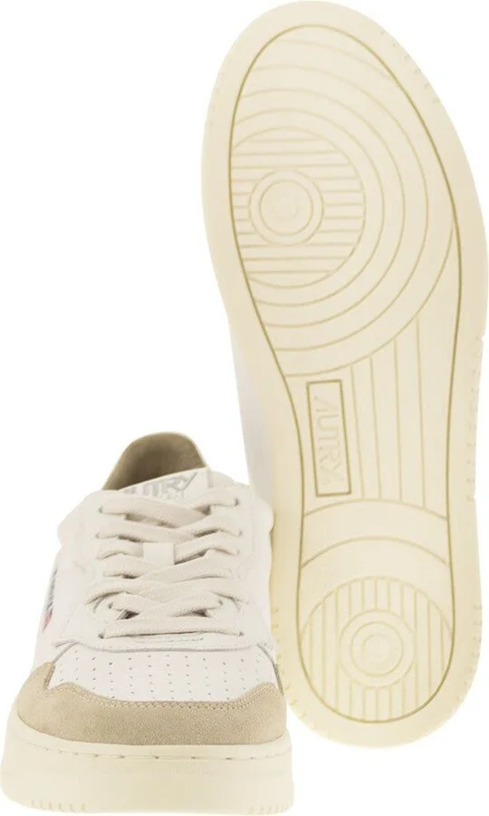Autry Medalist Low - Two-Tone Leather Sneakers - Image 5