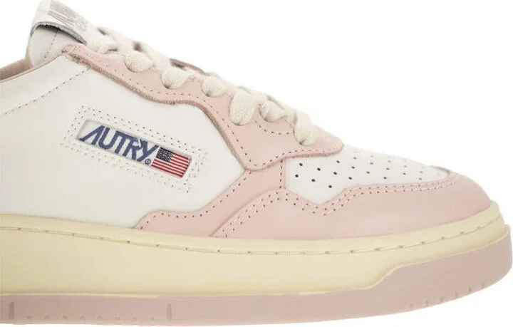 Autry Medalist Low - Two-Tone Leather Sneakers - Image 6