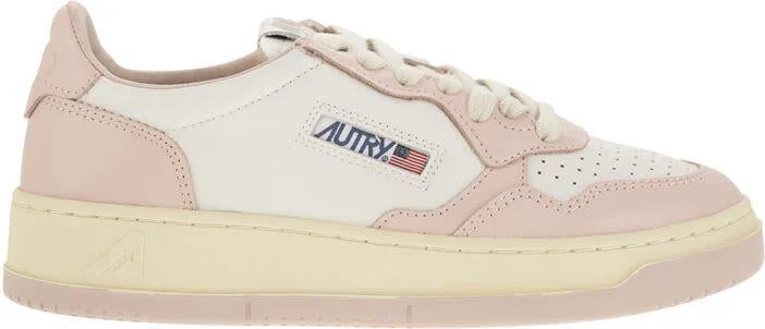 Autry Medalist Low - Two-Tone Leather Sneakers