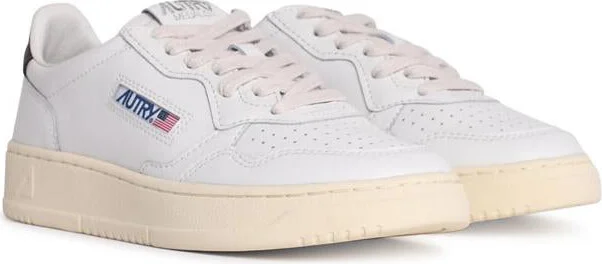 Autry 'Medalist Low' White Leather Sneakers - Image 2