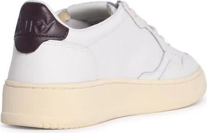 Autry 'Medalist Low' White Leather Sneakers - Image 3
