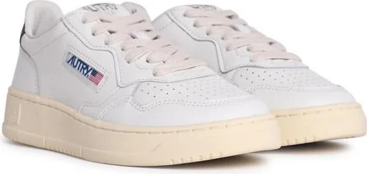 Autry 'Medalist Low' White Leather Sneakers - Image 2