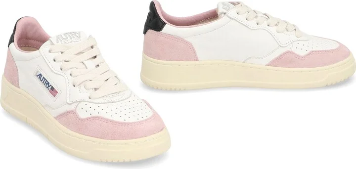 Autry 'Medalist Low' White Leather Sneakers - Image 4