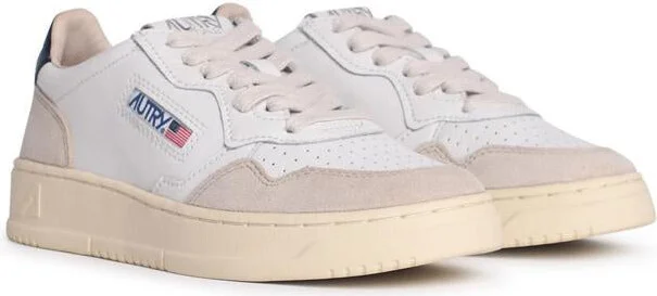 Autry 'Medalist Low' White Leather Sneakers - Image 2