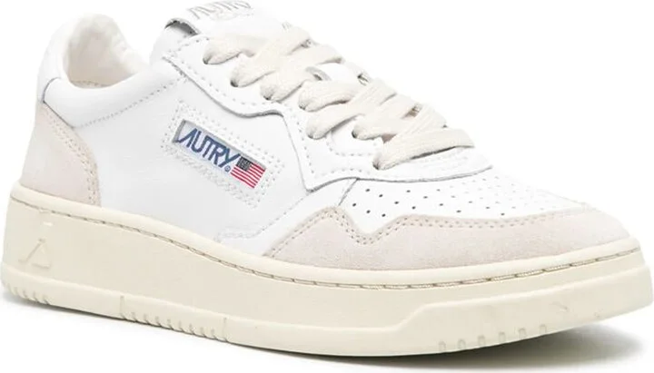 Autry Medalist Low Wom Leat/Suede White - Image 2