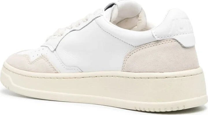 Autry Medalist Low Wom Leat/Suede White - Image 3