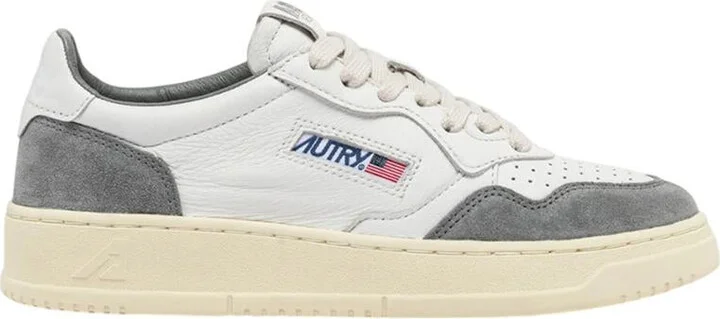 Autry Medalist Low Wom White And Gray