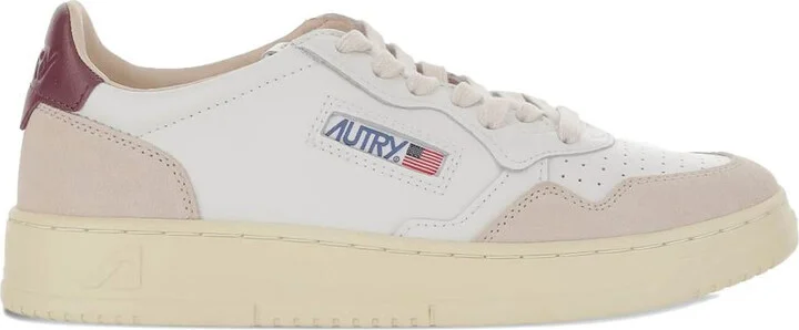 Autry Medalist Low Woman Leat/Suede Shoes