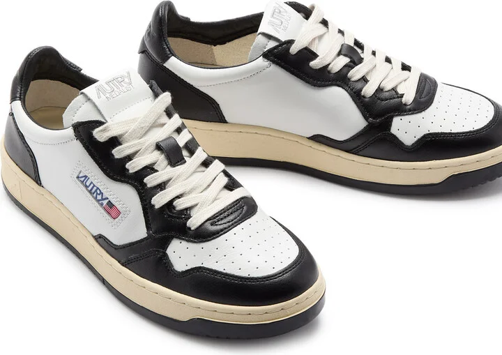 Autry Medalist Panelled Leather Sneakers - Image 3