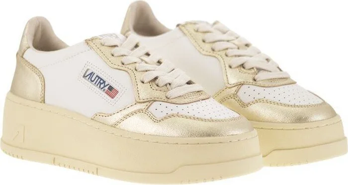 Autry Medalist Platform - Leather Trainers - Image 3