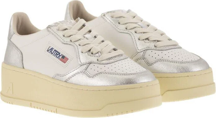 Autry Medalist Platform - Leather Trainers - Image 4