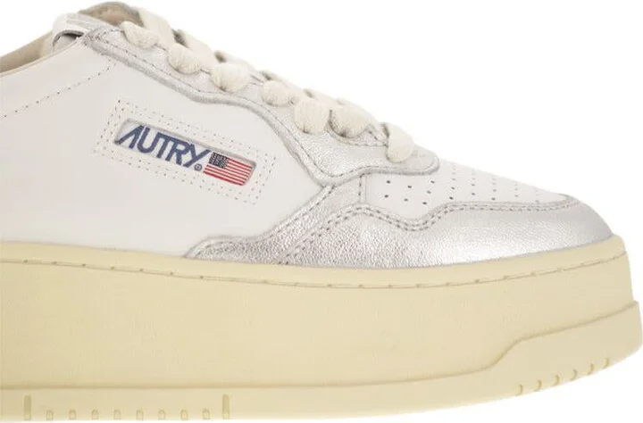 Autry Medalist Platform - Leather Trainers - Image 6