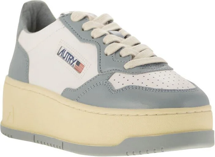 Autry Medalist Platform - Leather Trainers - Image 2
