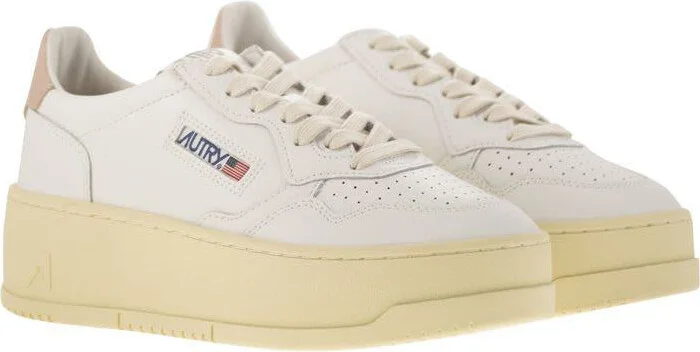 Autry Medalist Platform - Leather Trainers - Image 4