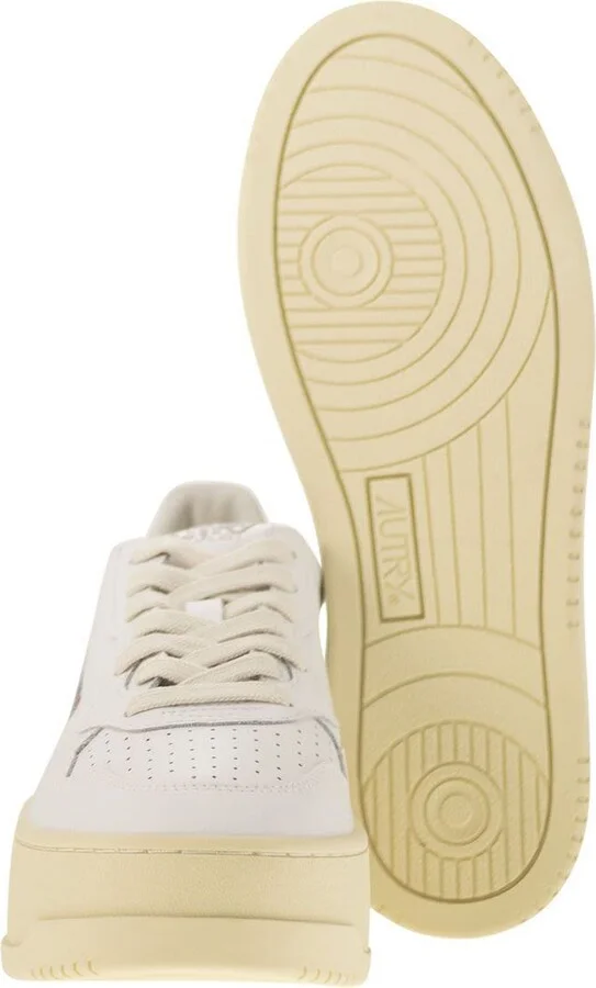 Autry Medalist Platform - Leather Trainers - Image 5