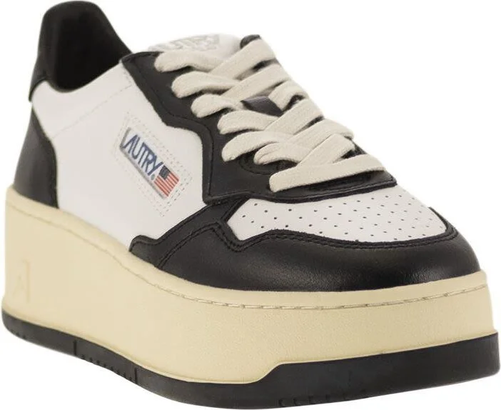 Autry Medalist Platform - Leather Trainers - Image 2