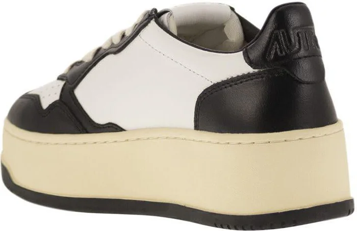 Autry Medalist Platform - Leather Trainers - Image 3