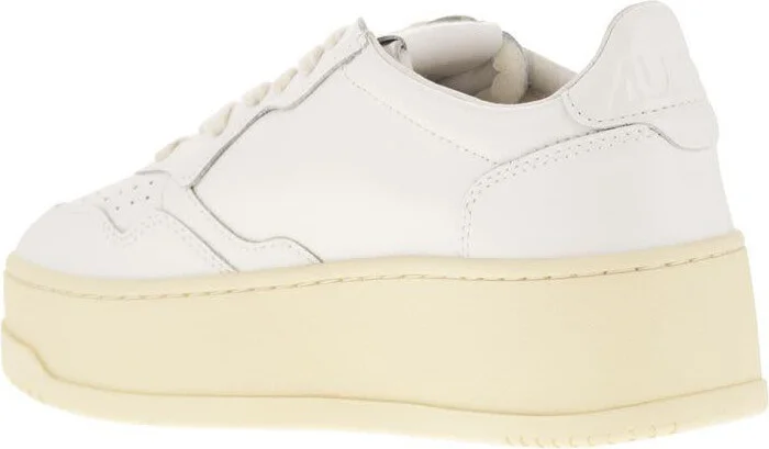 Autry Medalist Platform - Leather Trainers - Image 3