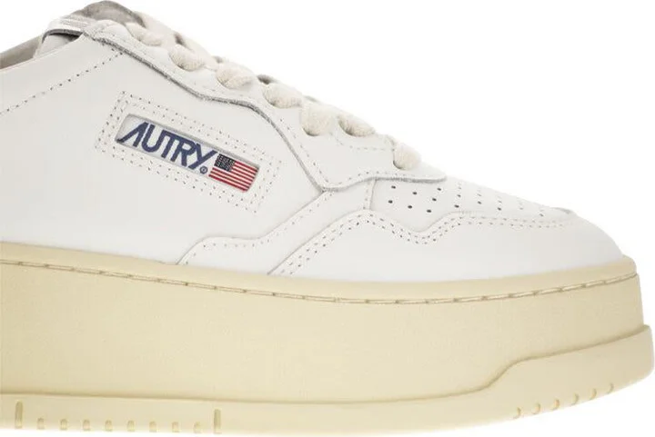 Autry Medalist Platform - Leather Trainers - Image 6