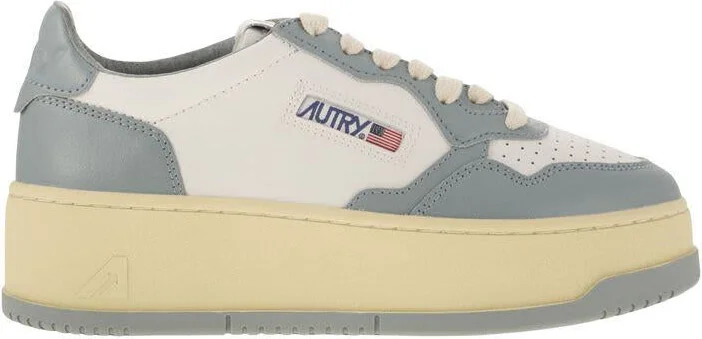 Autry Medalist Platform - Leather Trainers