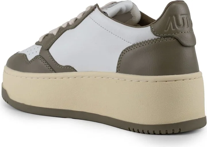 Autry Medalist Platform Sneakers In Leather - Image 2