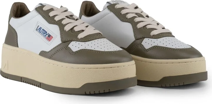 Autry Medalist Platform Sneakers In Leather - Image 4